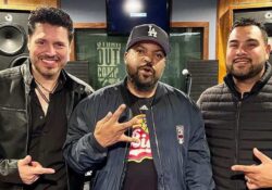Banda MS comparte foto con Ice Cube en estudio