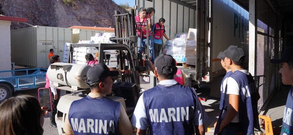 Entrega Gobierno de Sonora 111 toneladas de ayuda a familias en Guerrero