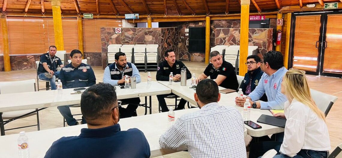 Participa Protección Civil Sonora en preparativos para la Expo Gan 2023