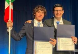 Logran dos jóvenes sonorenses Premio Nobel Juvenil, en Estocolmo, Suecia
