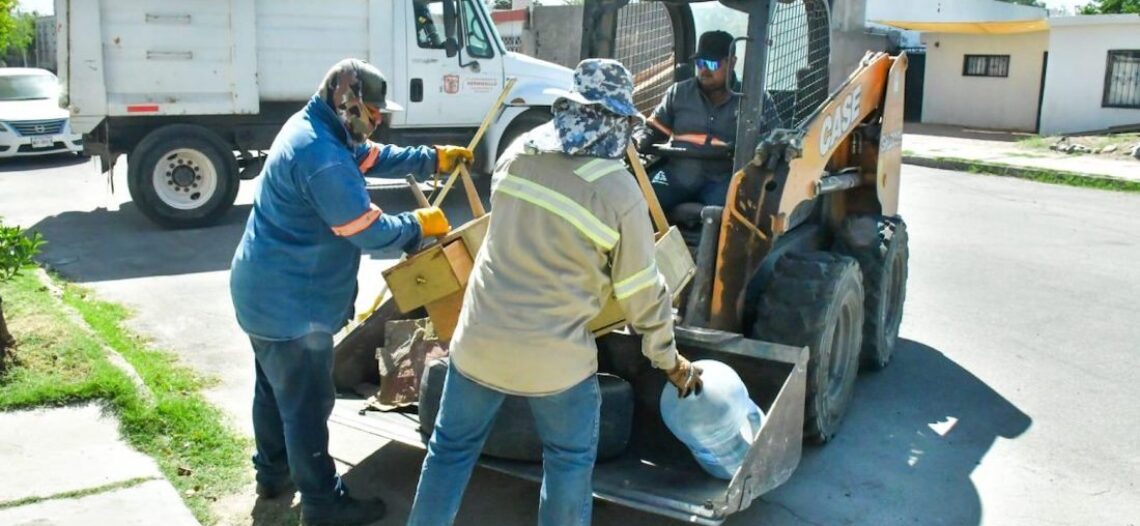 Recolectan 144 toneladas de cacharros en 3 colonias de Hermosillo