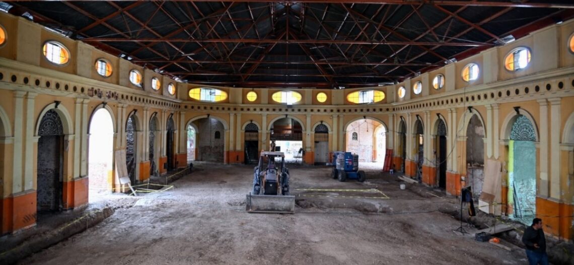 Supervisión de obras de rehabilitación del Mercado Municipal Hermosillo