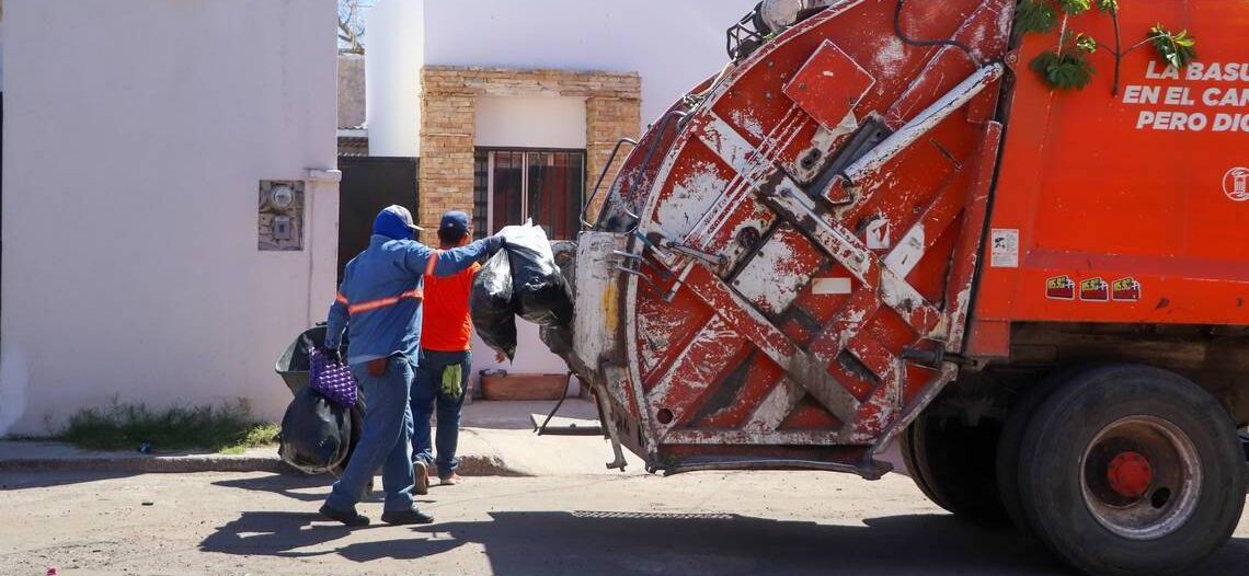 Servicio de recolección de basura continuará normal en vacaciones