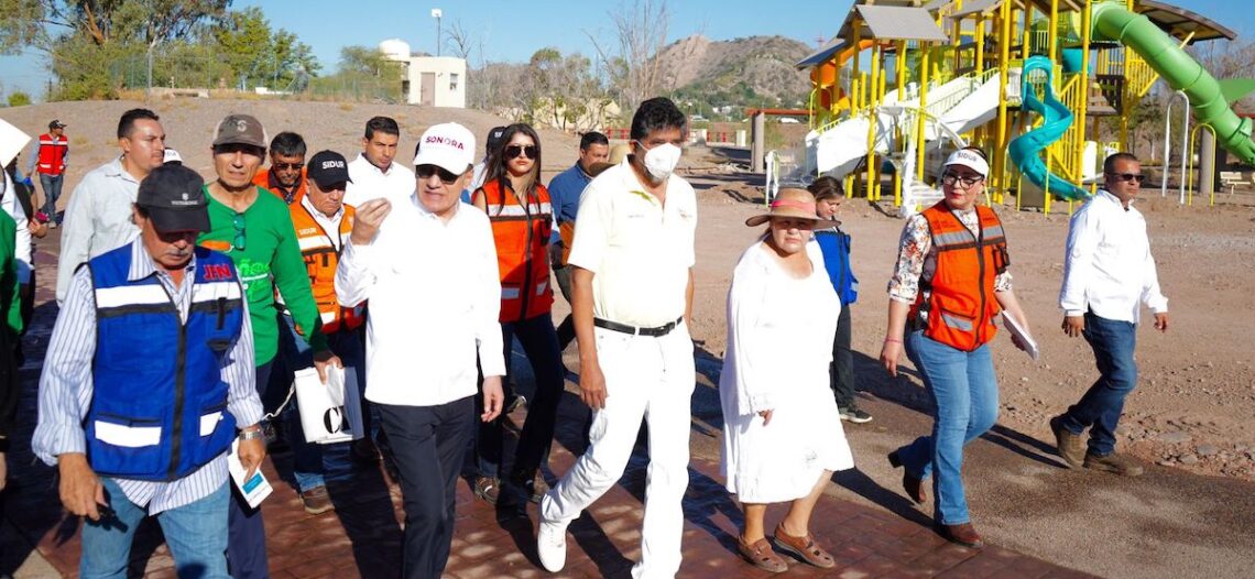 Supervisa Gobernador avance del 60% de rehabilitación de La Sauceda