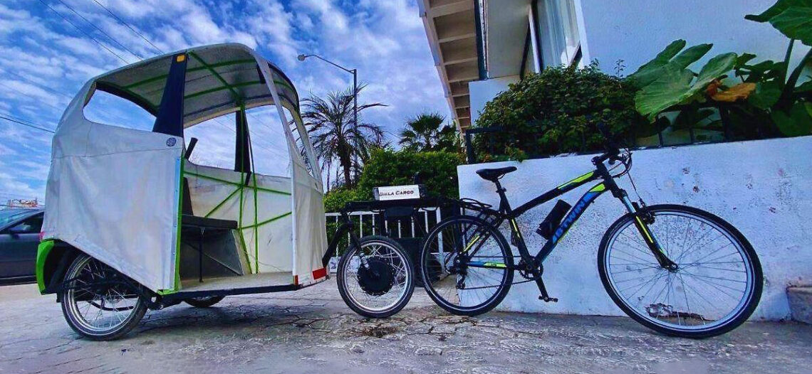 Presentan prototipo de ’Bicitaxi’ para mover a personas en Hermosillo