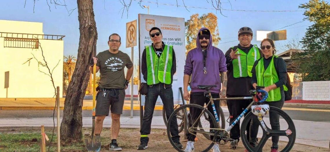 Bikes and Trees siembran vida en ciclovías de Hermosillo