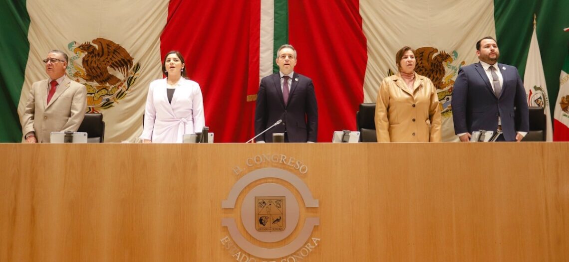 Congreso de Sonora inicia segundo periodo ordinario de sesiones
