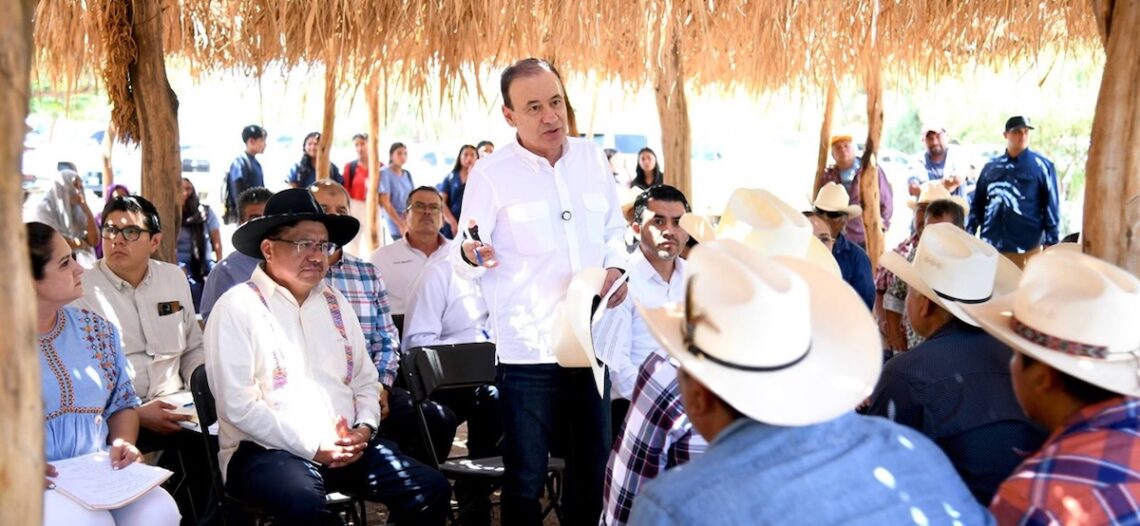 Gobernador Durazo construye el segundo piso del Plan de Justicia Yaqui