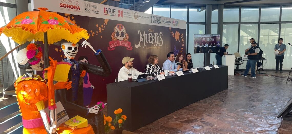 Invita Gobierno de Sonora al Gran Festival de Día de Muertos en Hermosillo