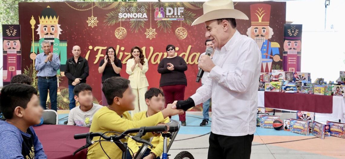 Gobernador Alfonso Durazo impulsa el desarrollo integral de niñas y niños