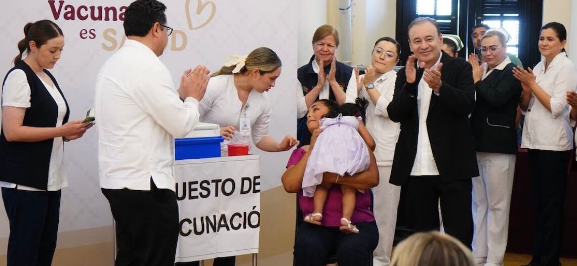 Sonora se suma al plan nacional de vacunación contra el sarampión