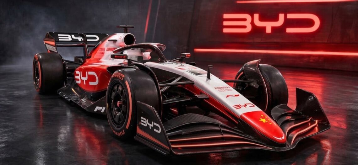El gigante chino de los autos eléctricos BYD evalúa sumarse a la Fórmula 1