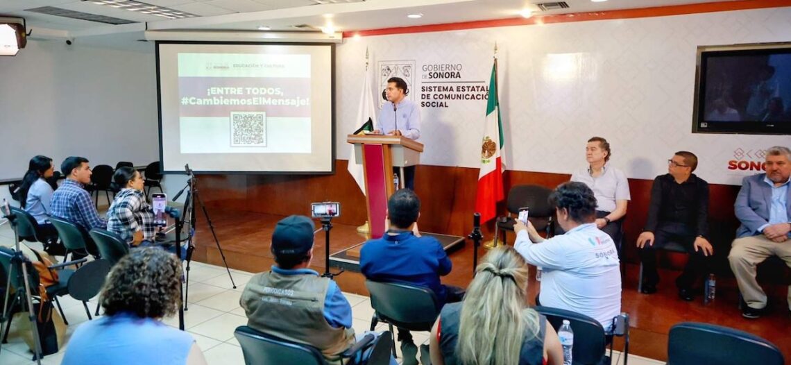 Presenta Gobierno de Sonora la campaña “Cambiemos el Mensaje”: SEC