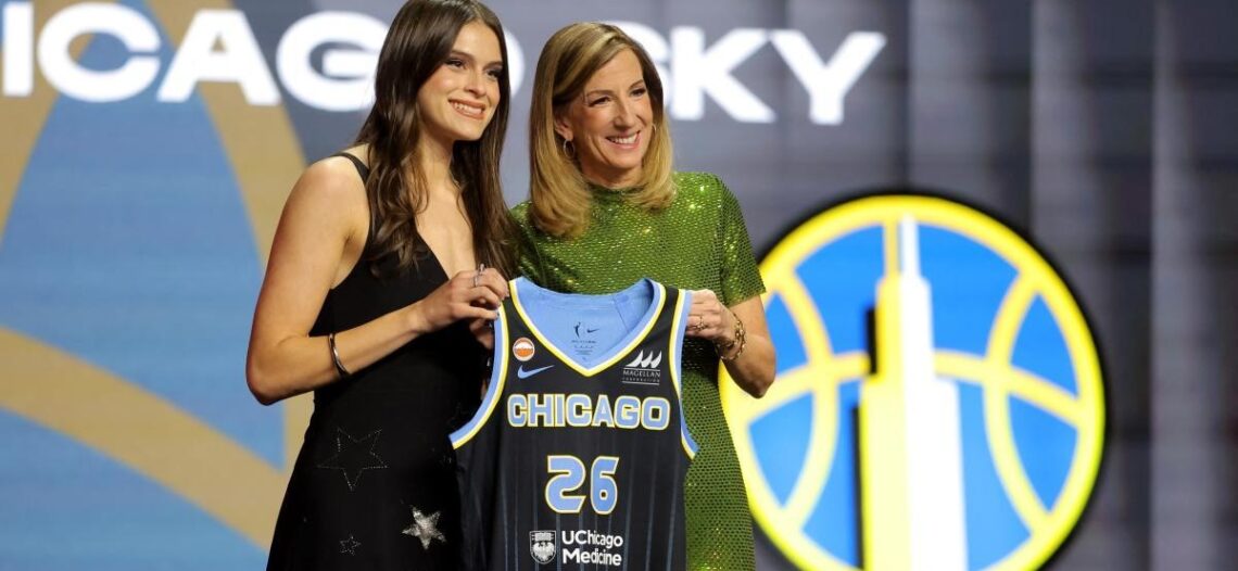 Gabriela Jaquez es elegida por Chicago Sky en el Top 5 del Draft WNBA 2026