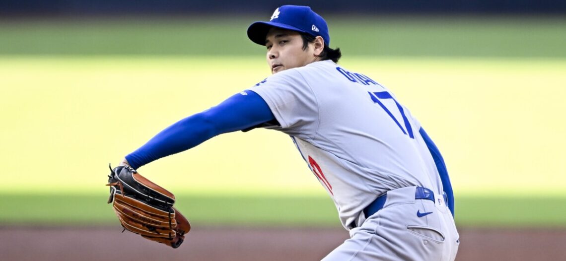 Ohtani gana el juego como pitcher y pega jonrón a los Padres de San Diego