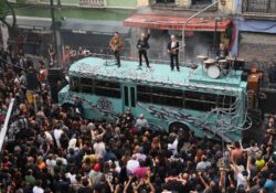 Bajo un ‘clima irlandés’, U2 filma en CDMX el video de su próximo sencillo