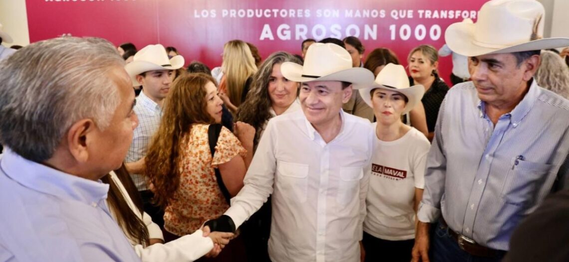 Durazo refuerza apoyo al campo con créditos y recursos para productores