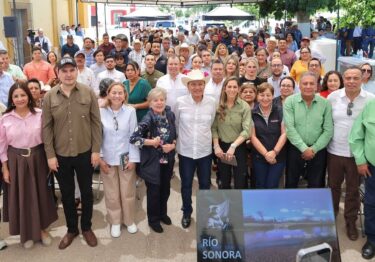 Durazo y Sheinbaum impulsan remediación del Río Sonora tras 12 años de espera