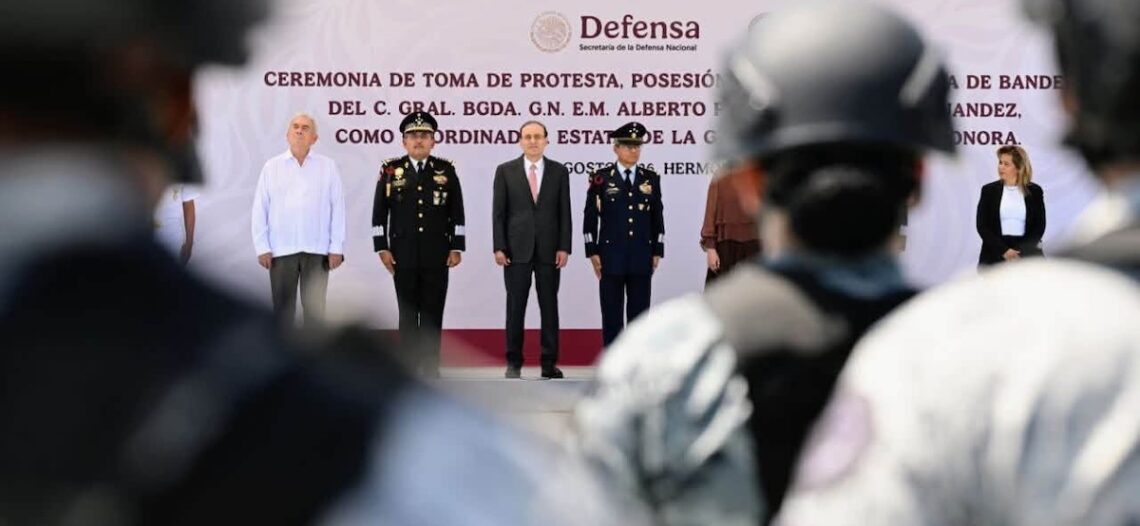 Durazo refuerza coordinación con Guardia Nacional para seguridad en Sonora