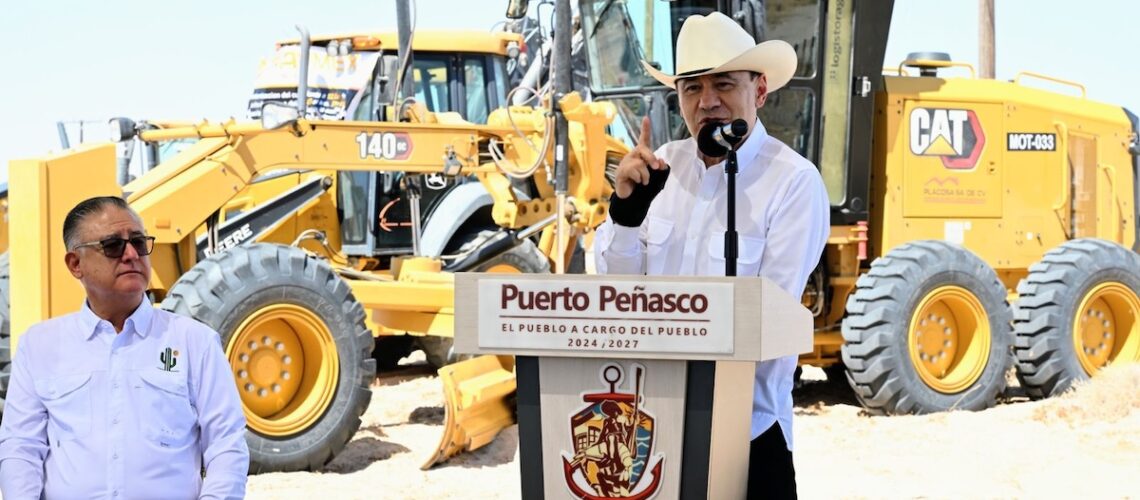 Gobernador Durazo arranca modernización de carretera Sonoyta-Puerto Peñasco