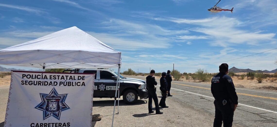 Policía Estatal refuerza vigilancia preventiva en las carreteras de Sonora
