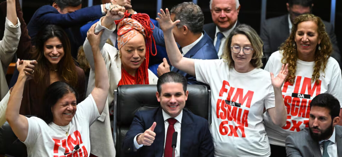 Brasil aprueba semana laboral de 40 horas y dos días de descanso pagados