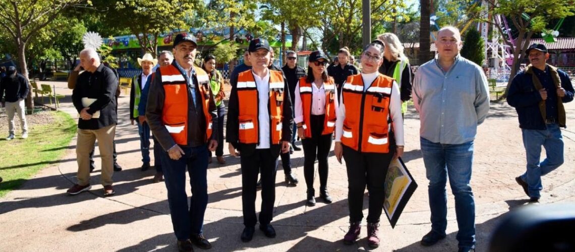Gobernador Durazo impulsa modernización del Parque Ostimuri con 93mdp